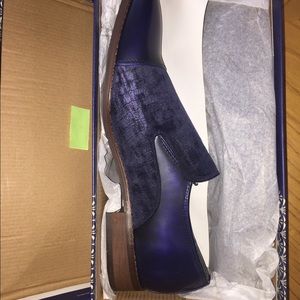 Amali size 13 velvet and crocodile dress shoes